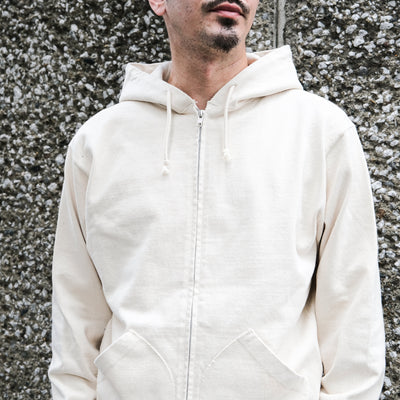 Samurai Jeans SWS-TW02 Heavyweight Hoodie (Off-White)