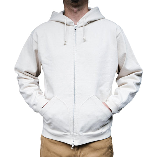 Samurai Jeans SWS-TW02 Heavyweight Hoodie (Off-White)