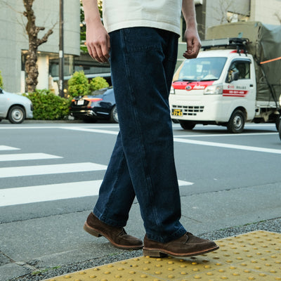 Soundman "Old Baker" Indigo Sashiko Baker Pants - Okayama Denim