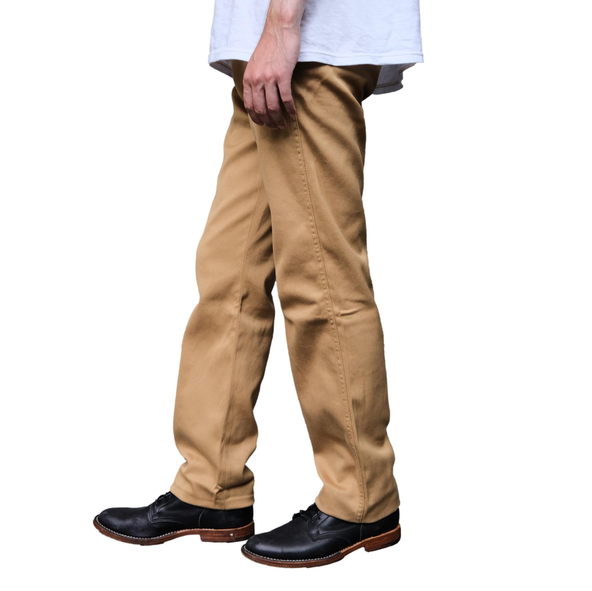 Studio D'Artisan 41 Khaki Chino Pants (Beige)