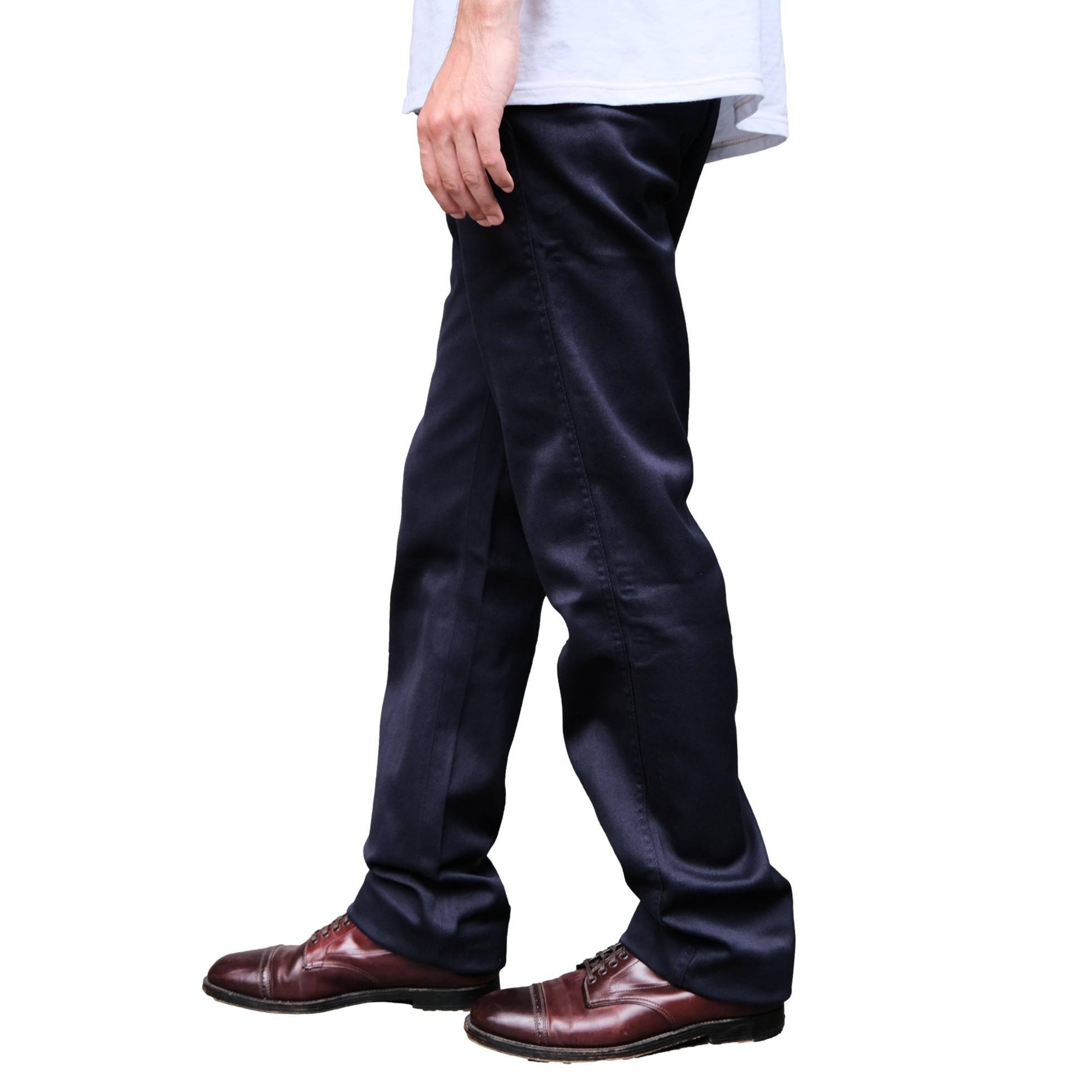 Studio D'Artisan 41 Khaki Chino Pants (Navy)