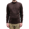 Loop & Weft Supima Long Honeycomb Mock Neck Thermal (Brown)