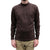 Loop & Weft Supima Long Honeycomb Mock Neck Thermal (Brown)