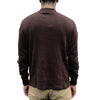 Loop & Weft Supima Long Honeycomb Mock Neck Thermal (Brown)