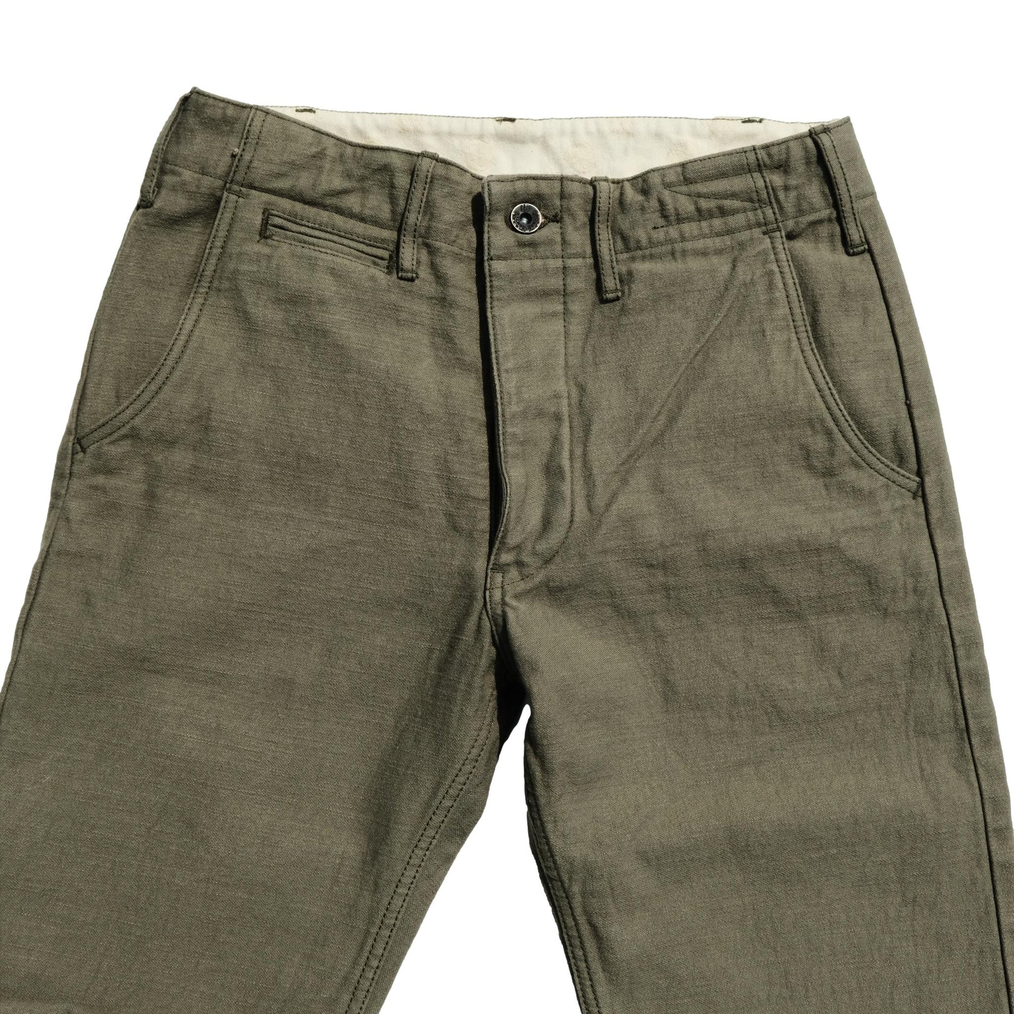 Samurai Jeans SJ42BP 15oz. Heavy Back Satin Selvedge Trousers - Okayama Denim