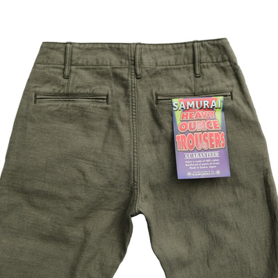Samurai Jeans SJ42BP 15oz. Heavy Back Satin Selvedge Trousers - Okayama Denim