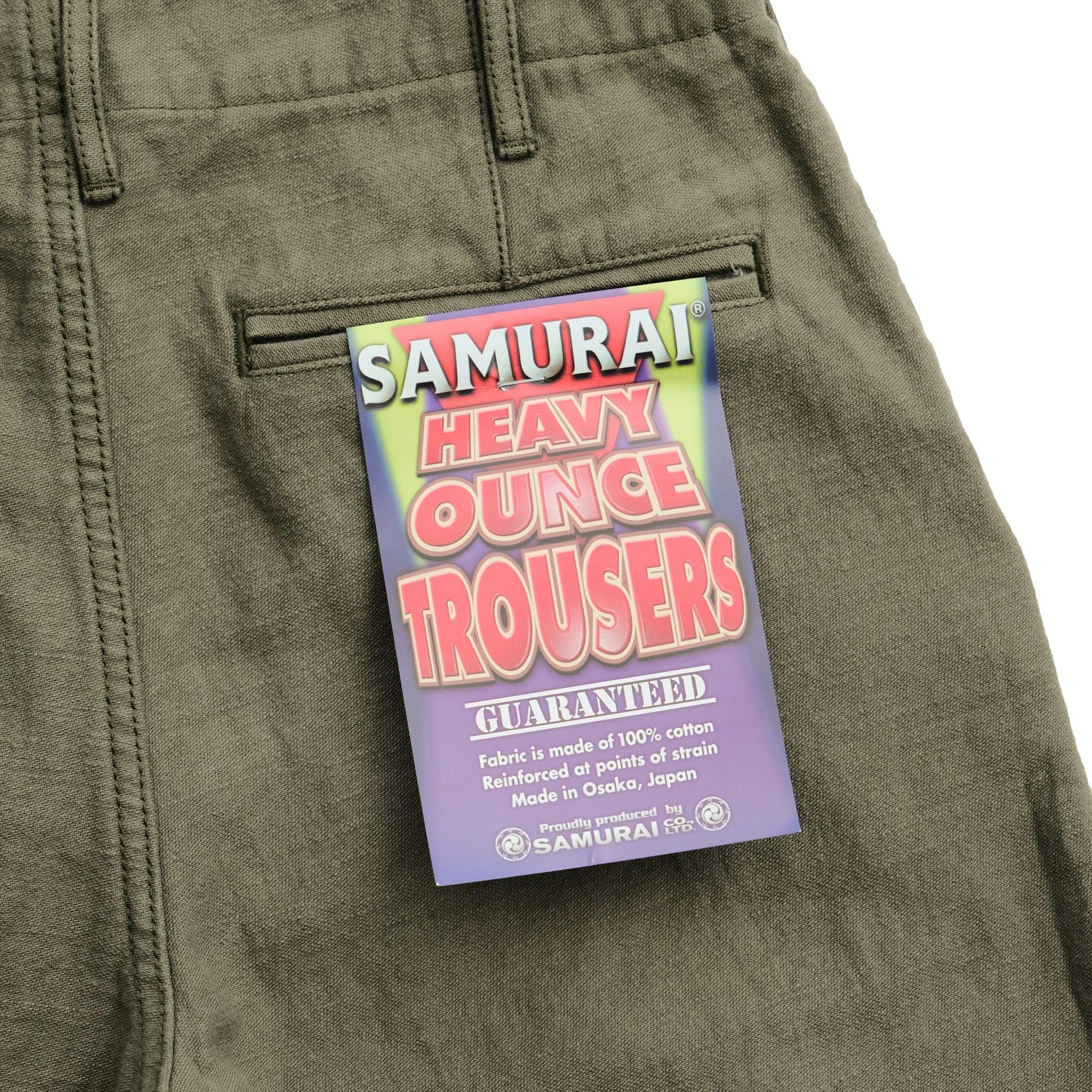 Samurai Jeans SJ42BP 15oz. Heavy Back Satin Selvedge Trousers - Okayama Denim