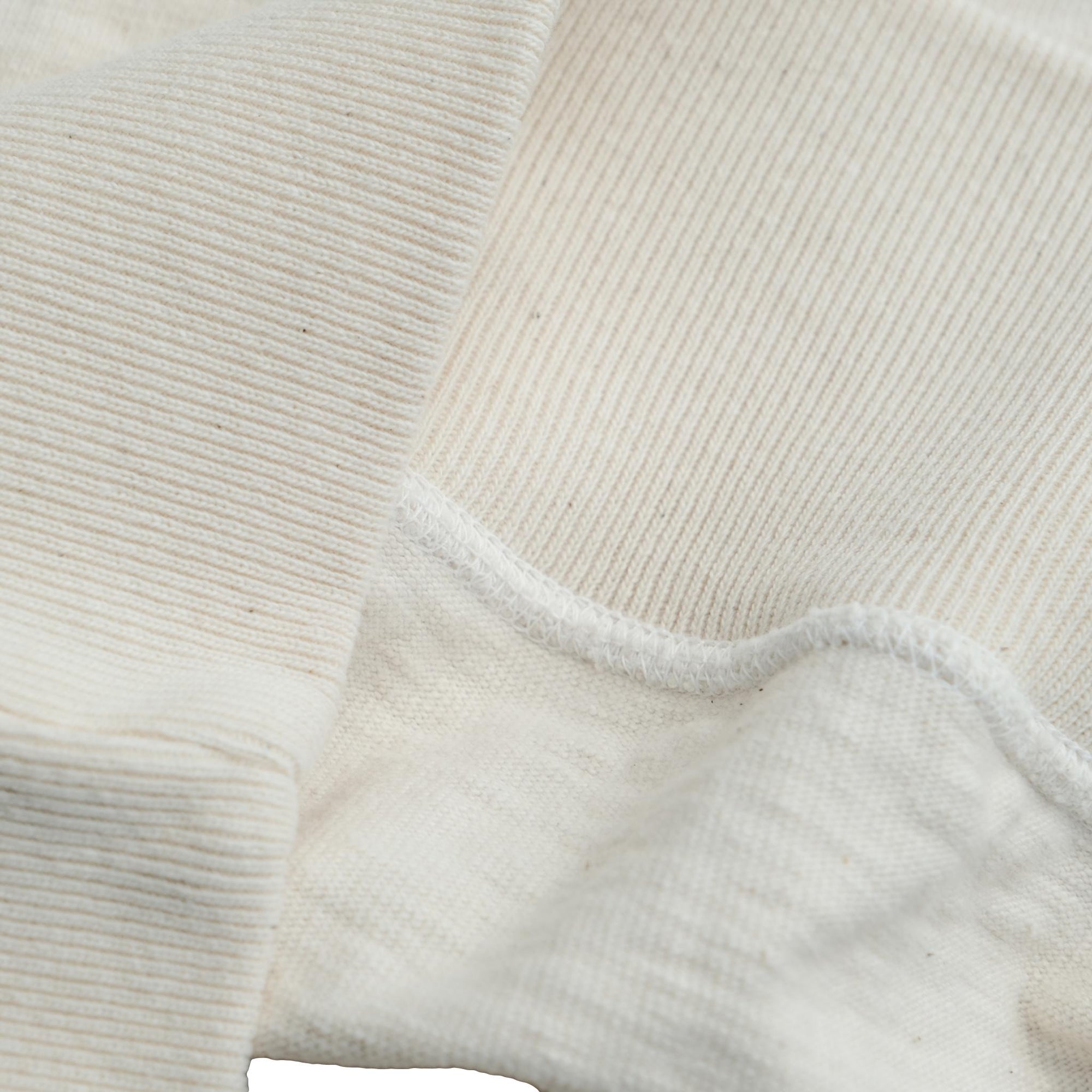 Omoto Denim Heavy Gauge Nep Tee (Natural) - Okayama Denim