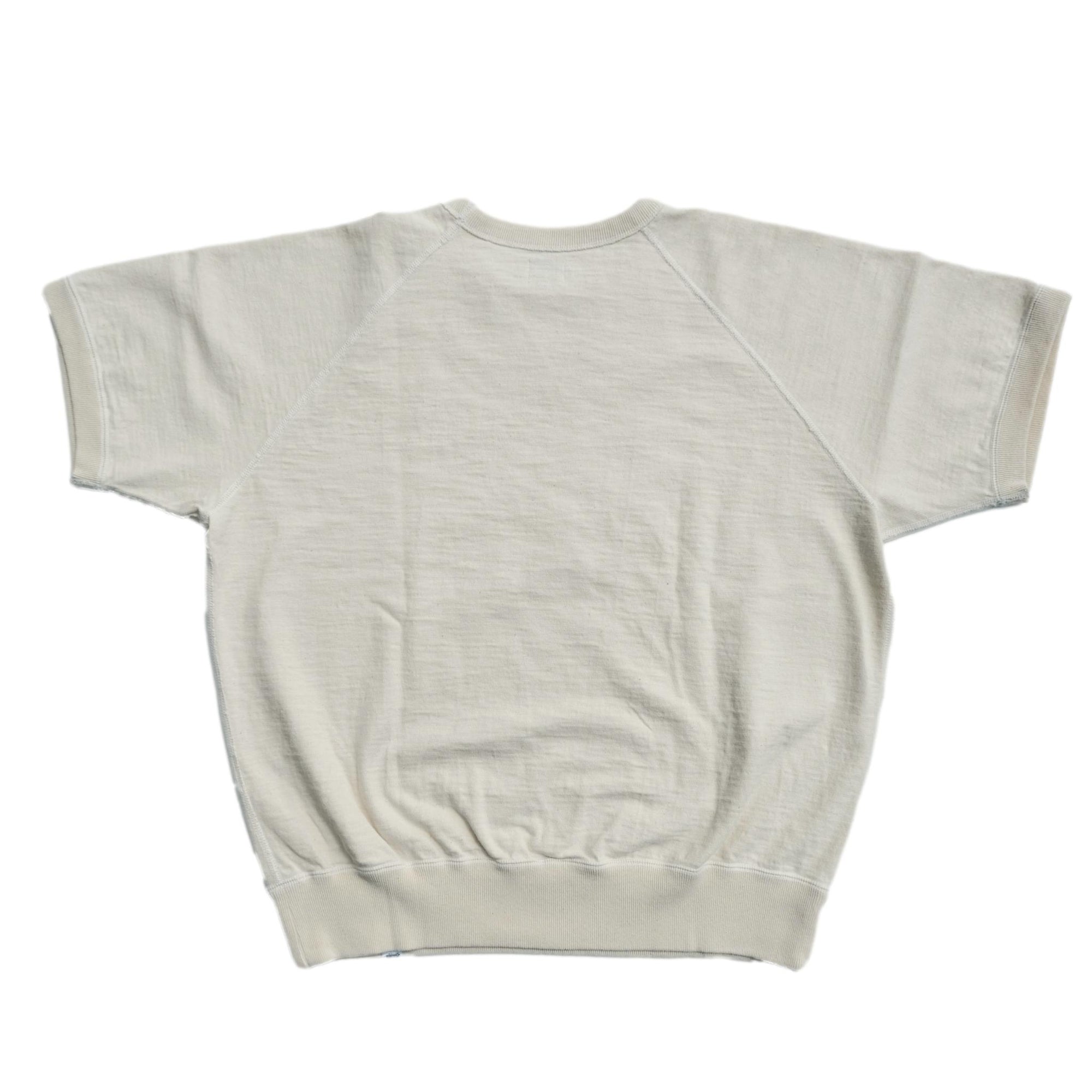 Omoto Denim Heavy Gauge Nep Tee (Natural) - Okayama Denim