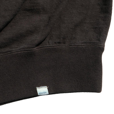 Omoto Denim Heavy Gauge Nep Tee (Charcoal) - Okayama Denim