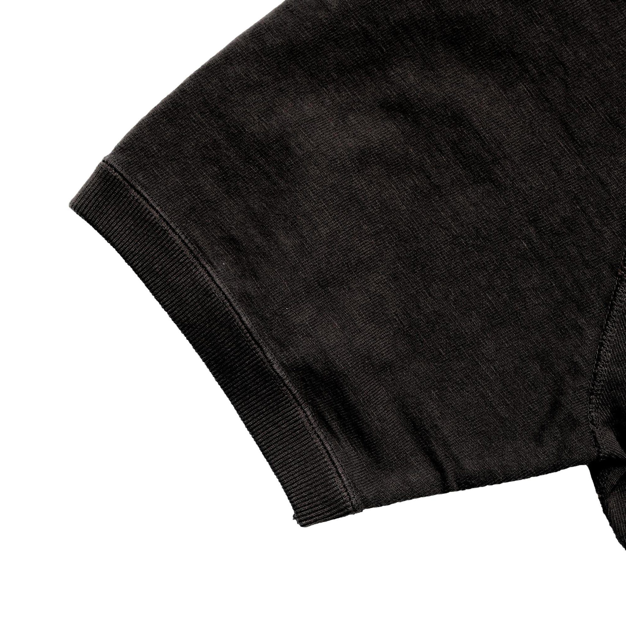 Omoto Denim Heavy Gauge Nep Tee (Charcoal) - Okayama Denim