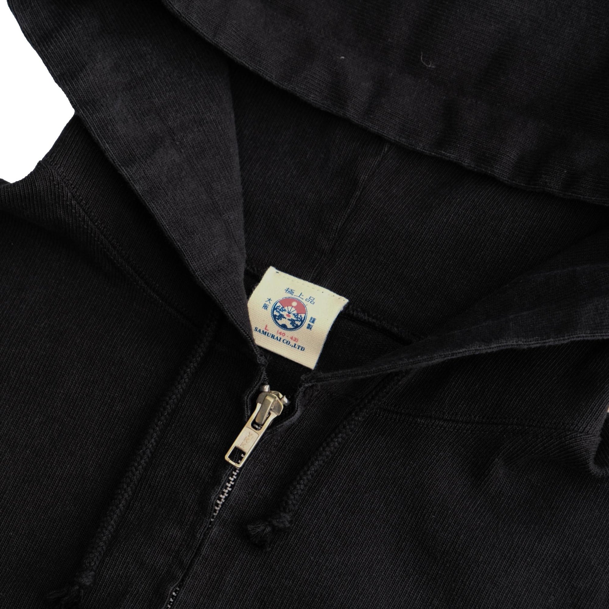 Samurai Jeans SWS-TW02 Heavyweight Hoodie (Black)