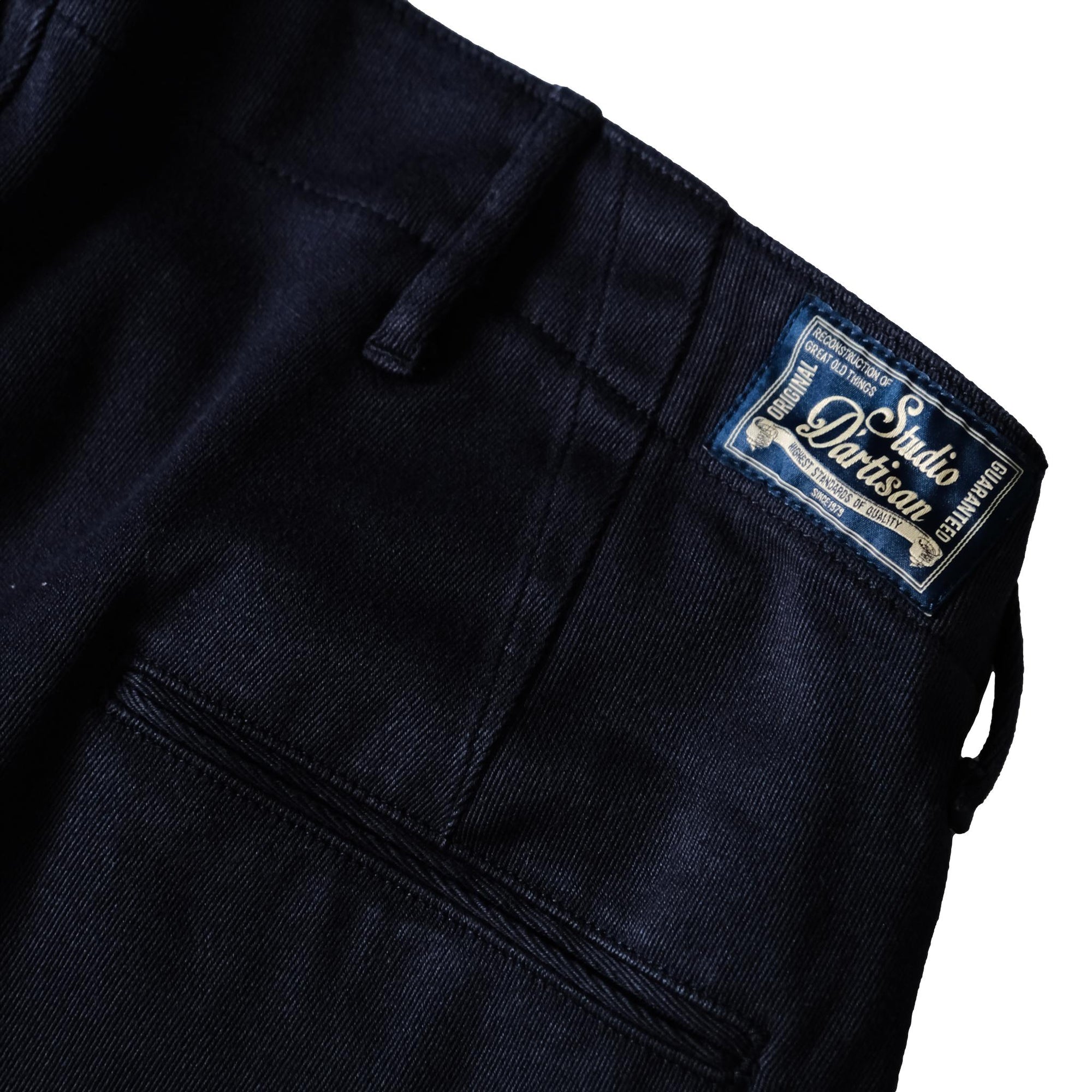 Studio D'Artisan 41 Khaki Chino Pants (Navy)