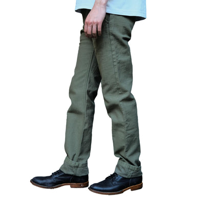 Samurai Jeans SJ42BP 15oz. Heavy Back Satin Selvedge Trousers - Okayama Denim