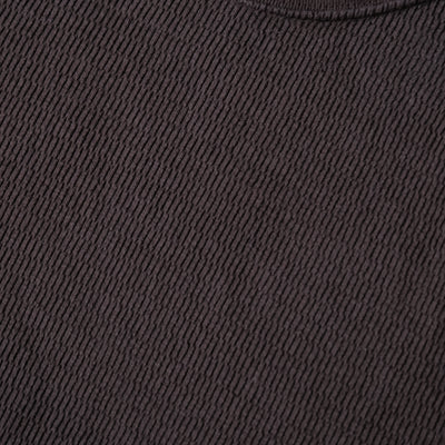 Loop & Weft Supima Long Honeycomb Mock Neck Thermal (Brown)