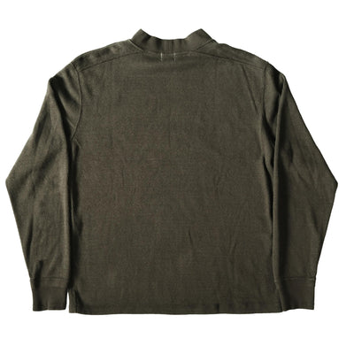 Loop & Weft Supima Long Honeycomb Mock Neck Thermal (Olive)