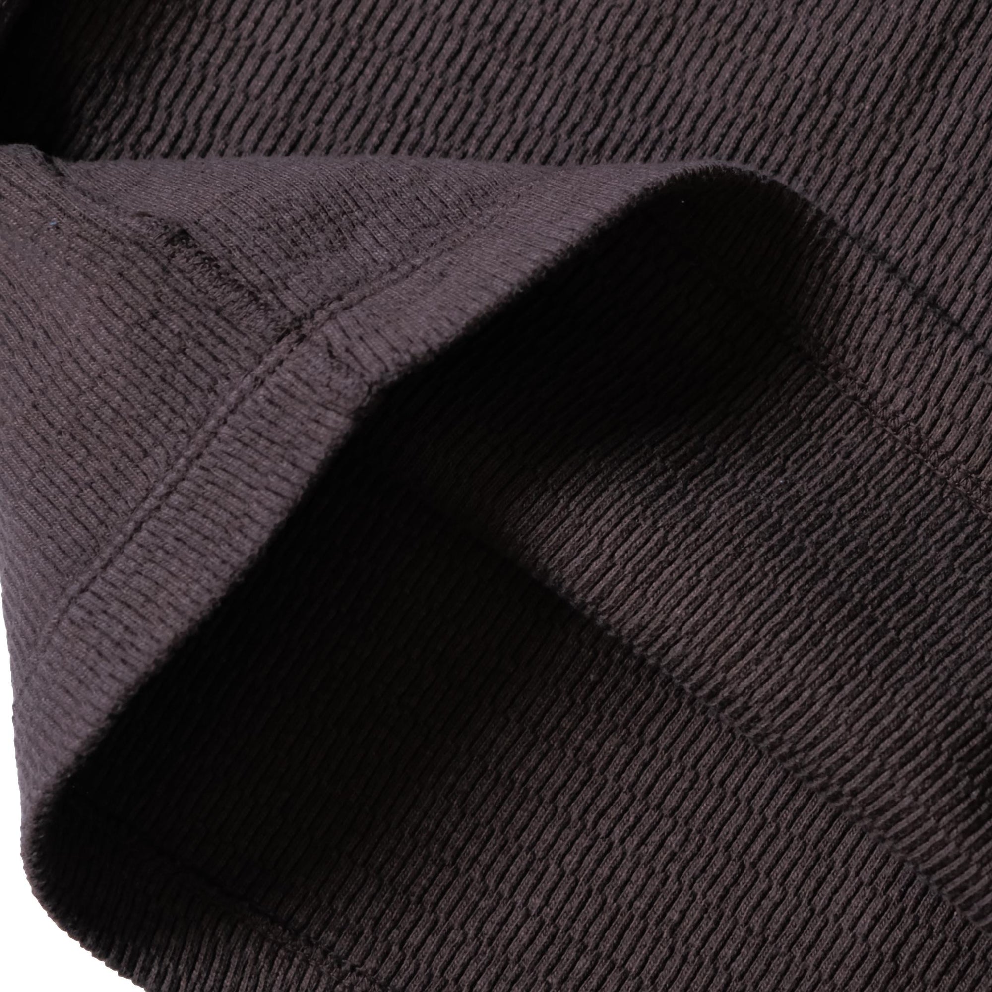 Loop & Weft Supima Long Honeycomb Mock Neck Thermal (Brown)