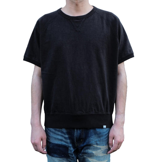 Omoto Denim Heavy Gauge Nep Tee (Charcoal)