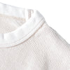 Loop & Weft Supima Long Honeycomb Crewneck Thermal (Ivory)