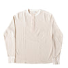 Loop & Weft Supima Long Honeycomb Thermal Henley (Ivory)