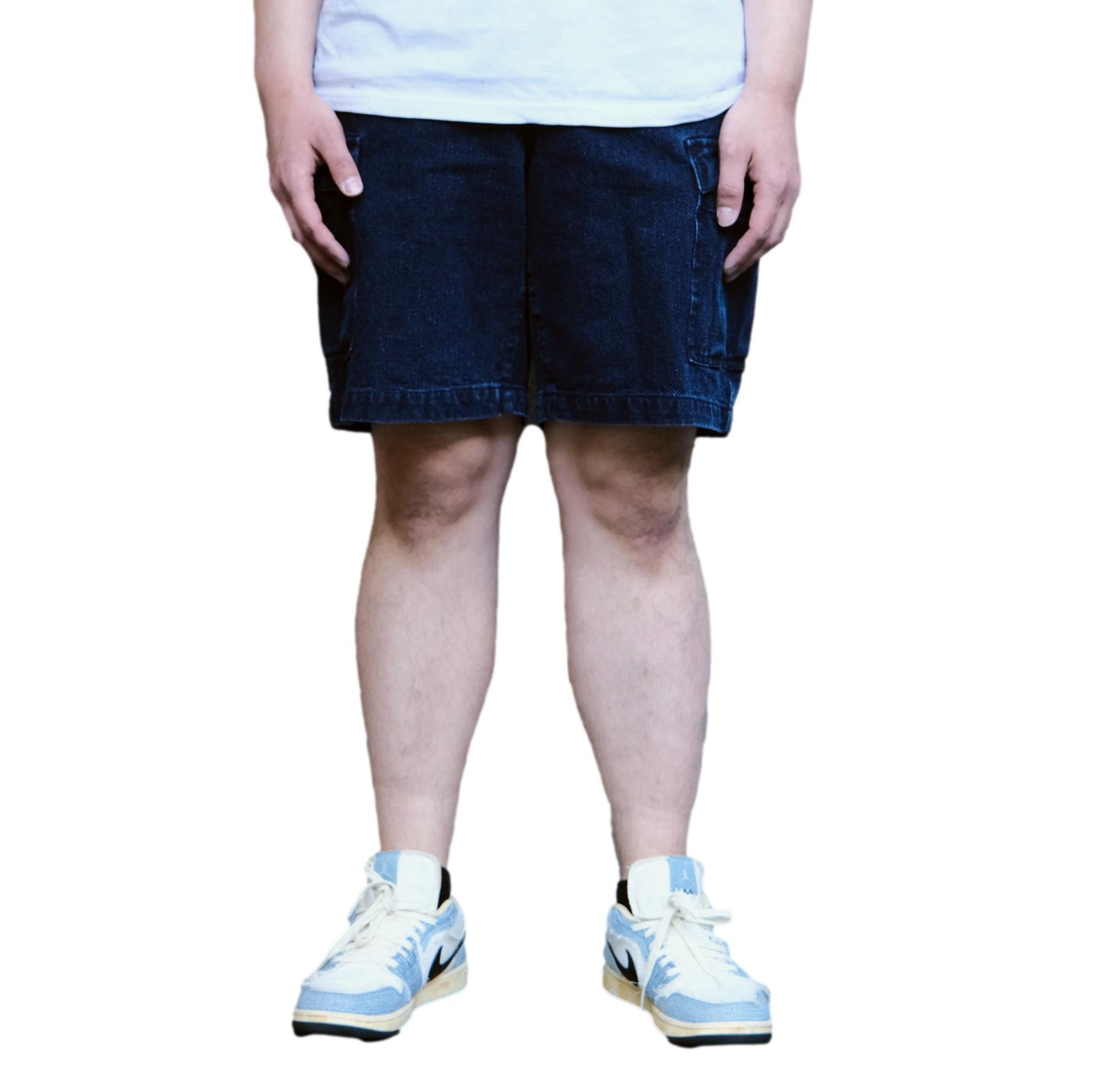 Soundman "Eldred" Indigo Sashiko Cargo Shorts