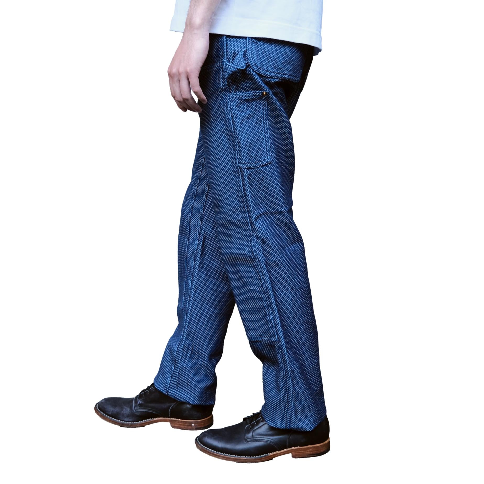 Okayama Denim Heavyweight Indigo Selvedge Sashiko Double Knee Painter