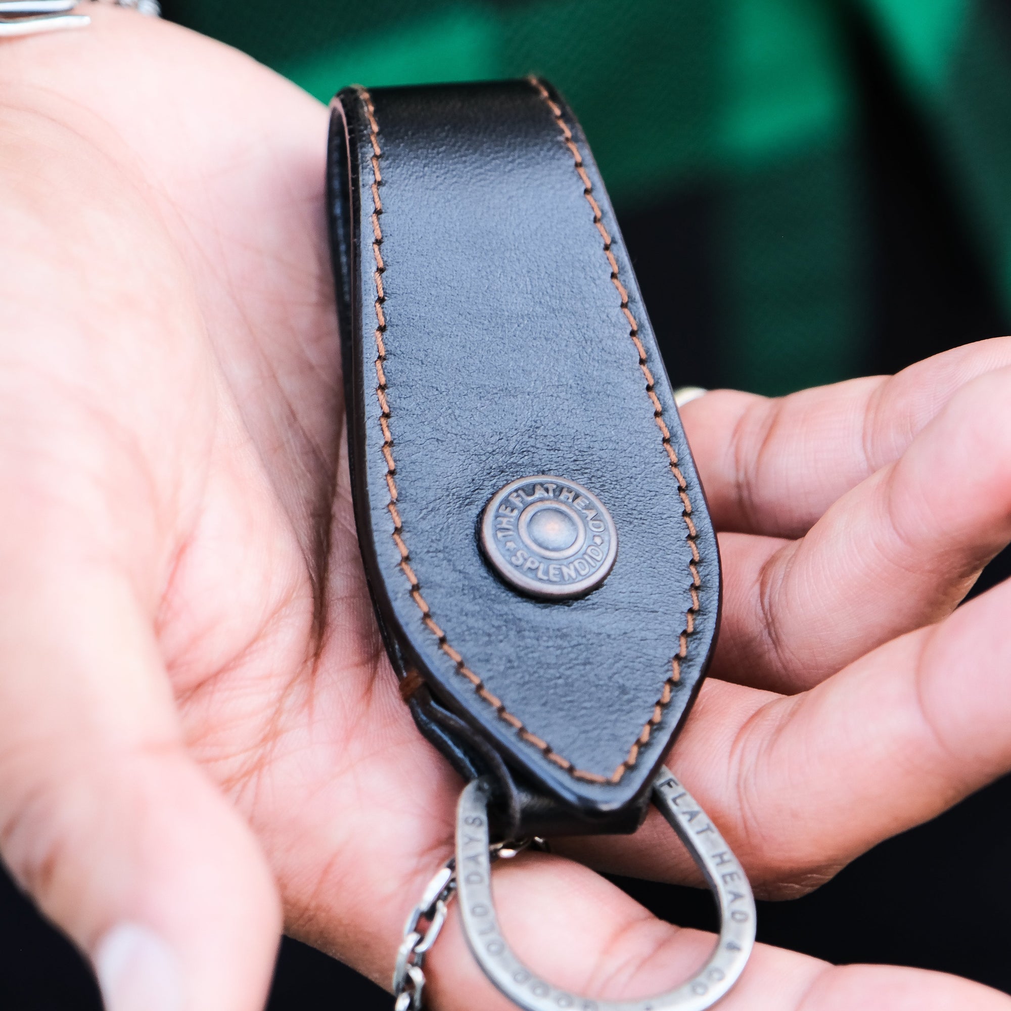 The Flat Head Leather Keyholder