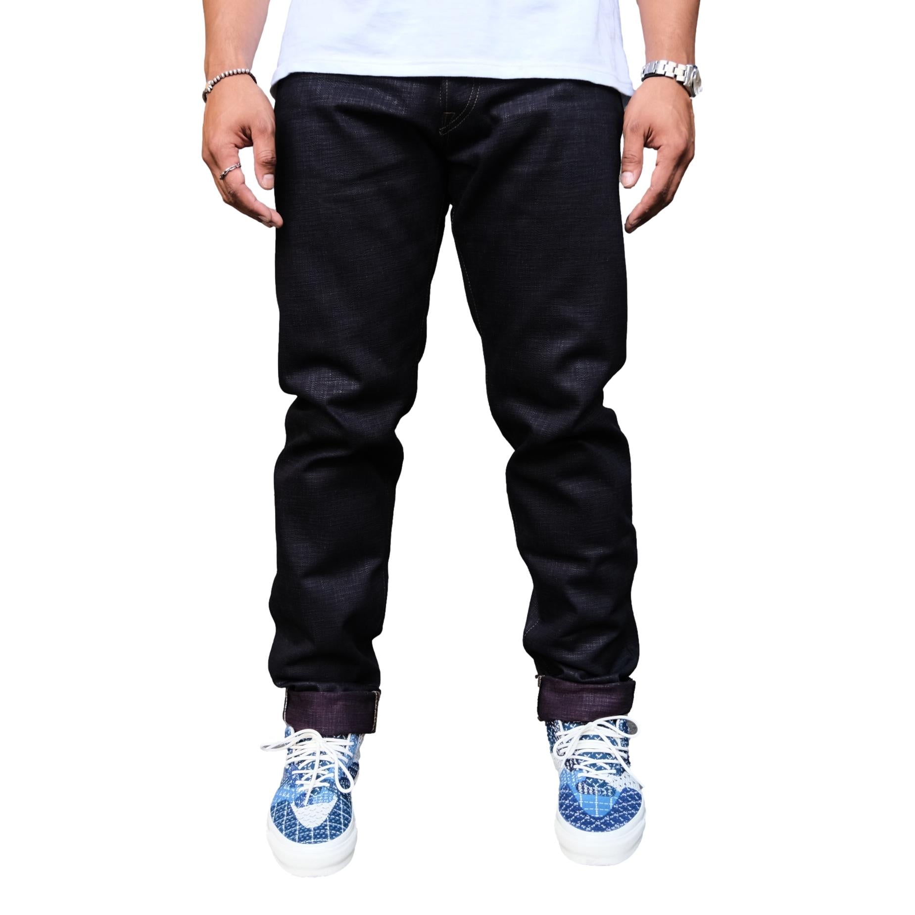 OD+JB 18oz. "Shinkai Wine Weft" Selvedge Jeans (High Tapered)