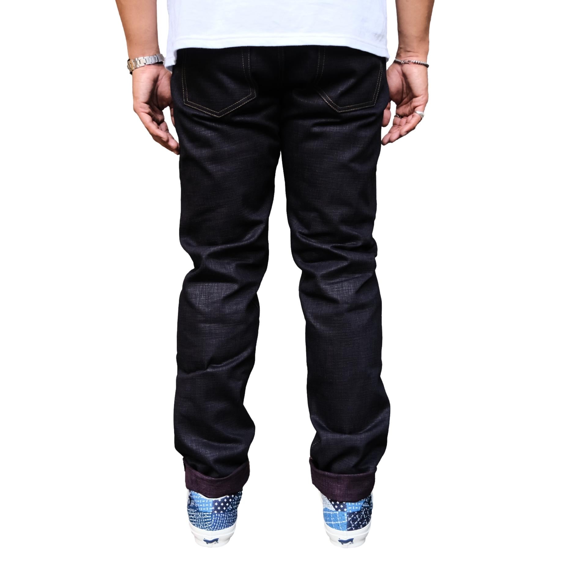 OD+JB 18oz. "Shinkai Wine Weft" Selvedge Jeans (High Tapered)