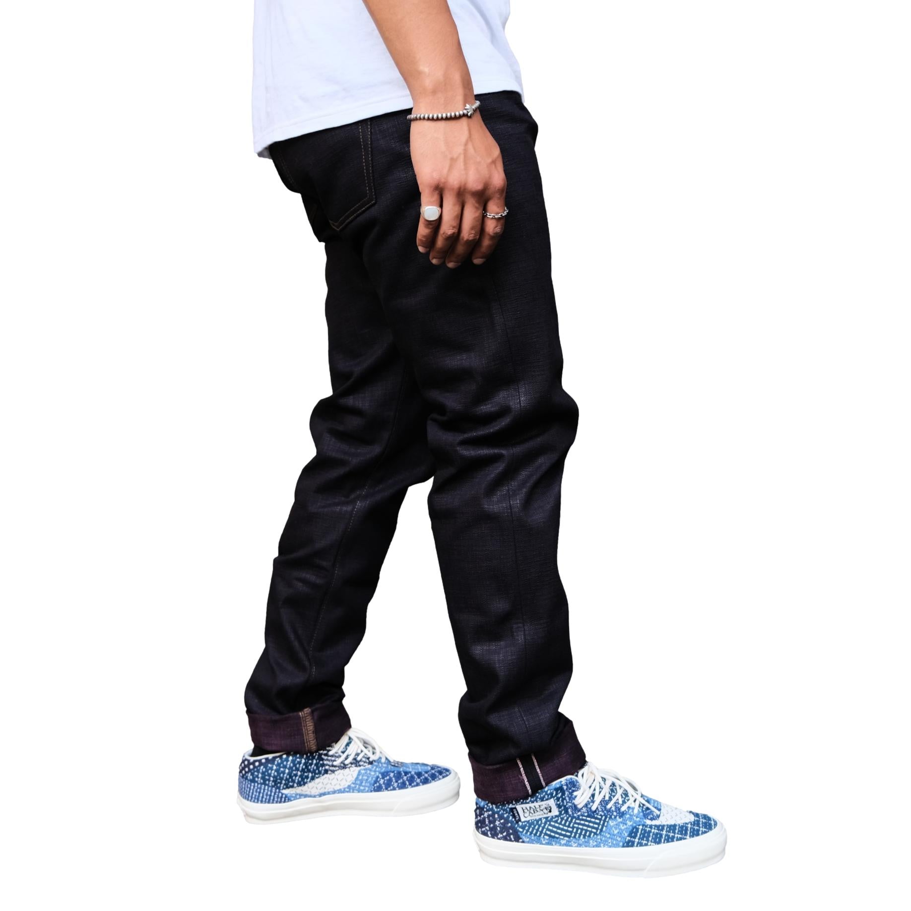 OD+JB 18oz. "Shinkai Wine Weft" Selvedge Jeans (High Tapered)