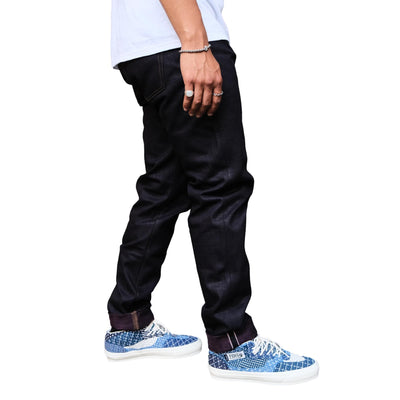 OD+JB 18oz. "Shinkai Wine Weft" Selvedge Jeans (High Tapered)