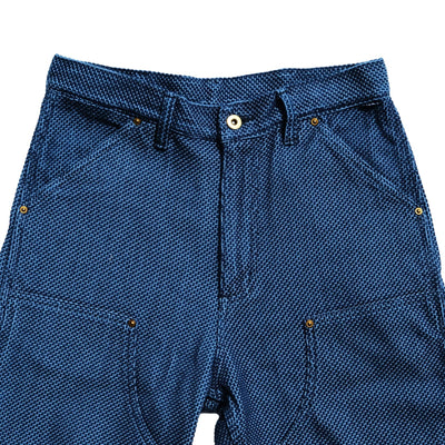 Okayama Denim Heavyweight Indigo Selvedge Sashiko Double Knee Painter Pants - Okayama Denim