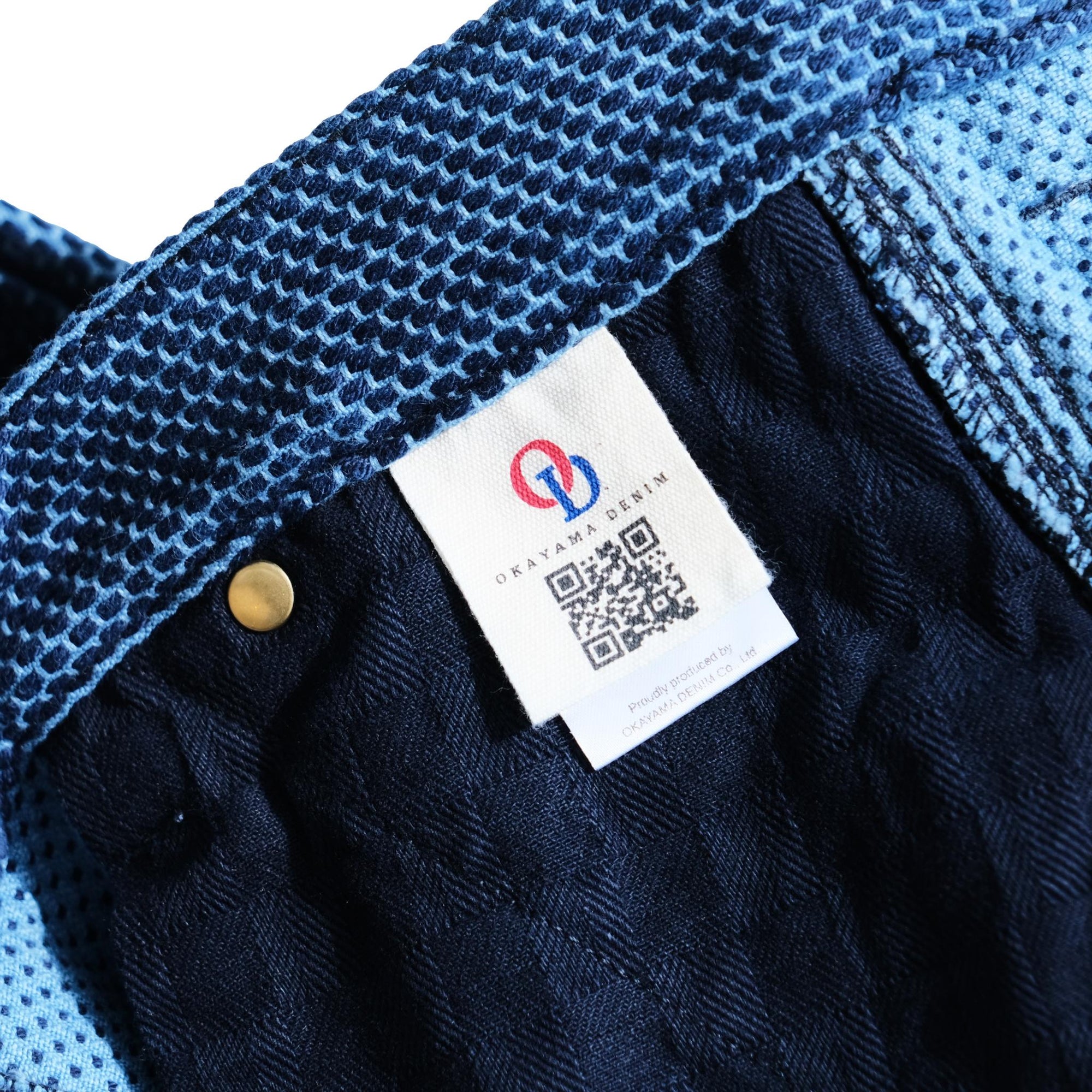 Okayama Denim Heavyweight Indigo Selvedge Sashiko Double Knee Painter Pants - Okayama Denim