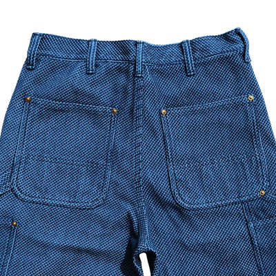 Okayama Denim Heavyweight Indigo Selvedge Sashiko Double Knee Painter Pants - Okayama Denim