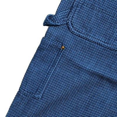 Okayama Denim Heavyweight Indigo Selvedge Sashiko Double Knee Painter Pants - Okayama Denim
