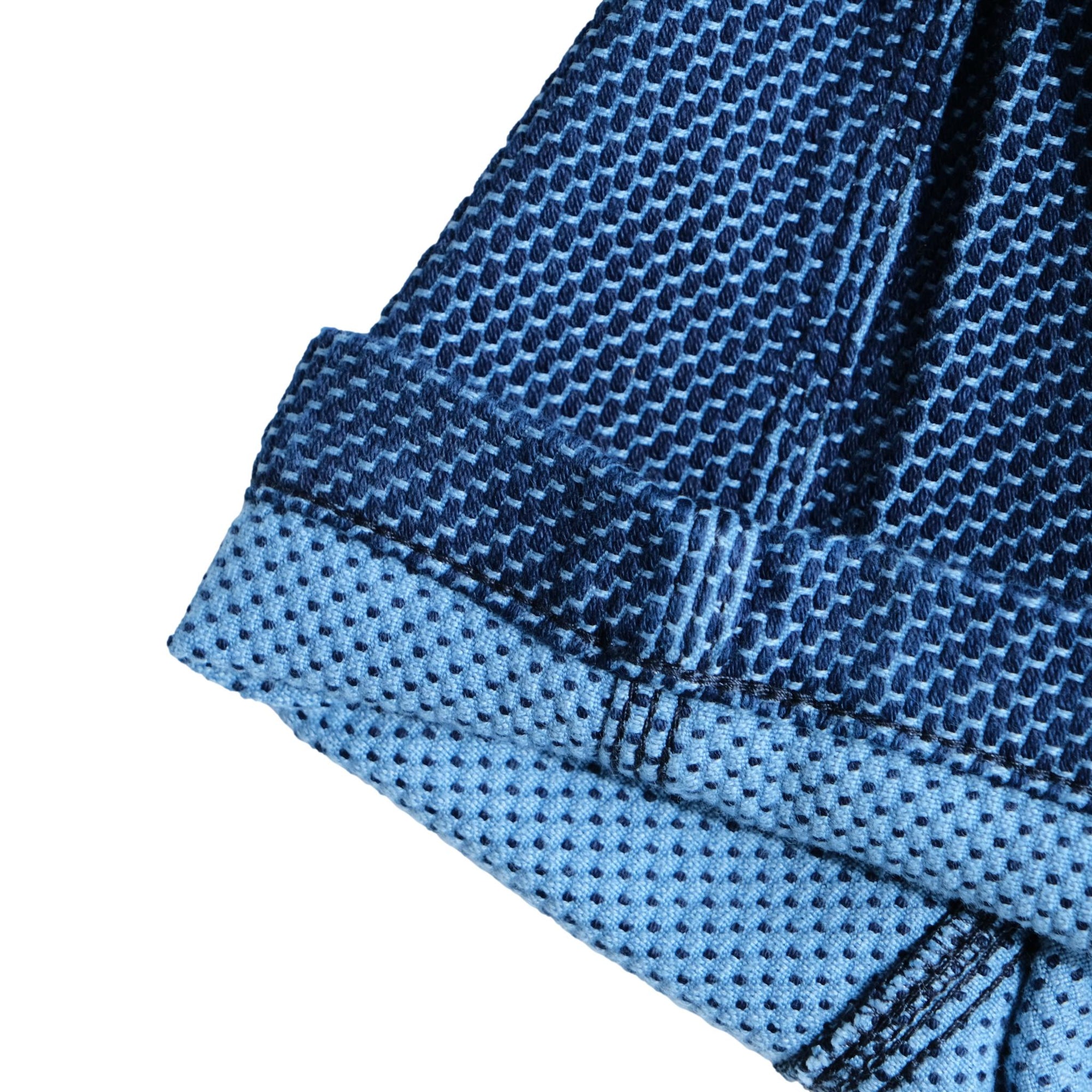 Okayama Denim Heavyweight Indigo Selvedge Sashiko Double Knee Painter Pants - Okayama Denim