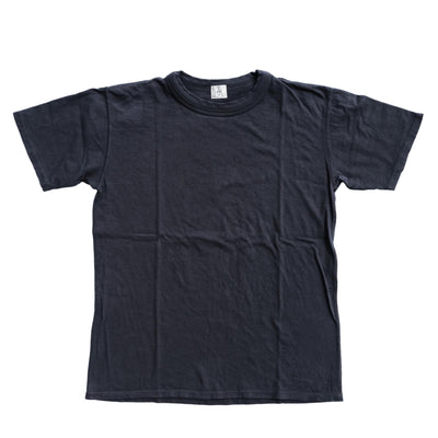 Loop & Weft Loopwheel Double Binder S/S Crewneck Tee (Black)