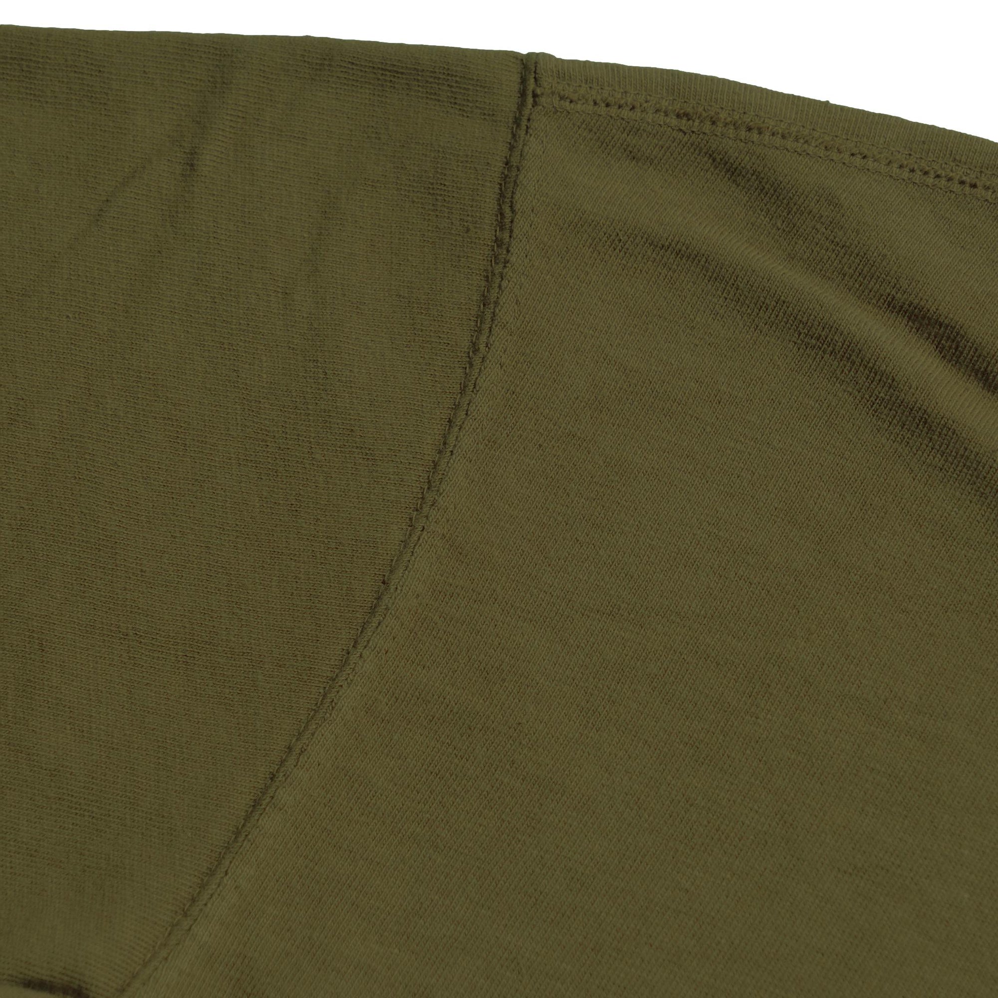 Loop & Weft Loopwheel Double Binder S/S Crewneck Tee (Olive)
