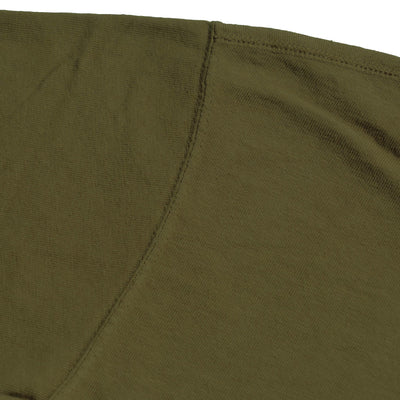 Loop & Weft Loopwheel Double Binder S/S Crewneck Tee (Olive)