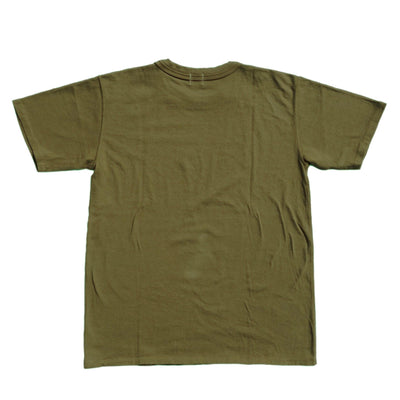 Loop & Weft Loopwheel Double Binder S/S Crewneck Tee (Olive)