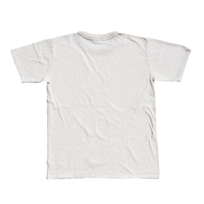 Loop & Weft Loopwheel Double Binder S/S Crewneck Tee (Ivory) - Okayama Denim