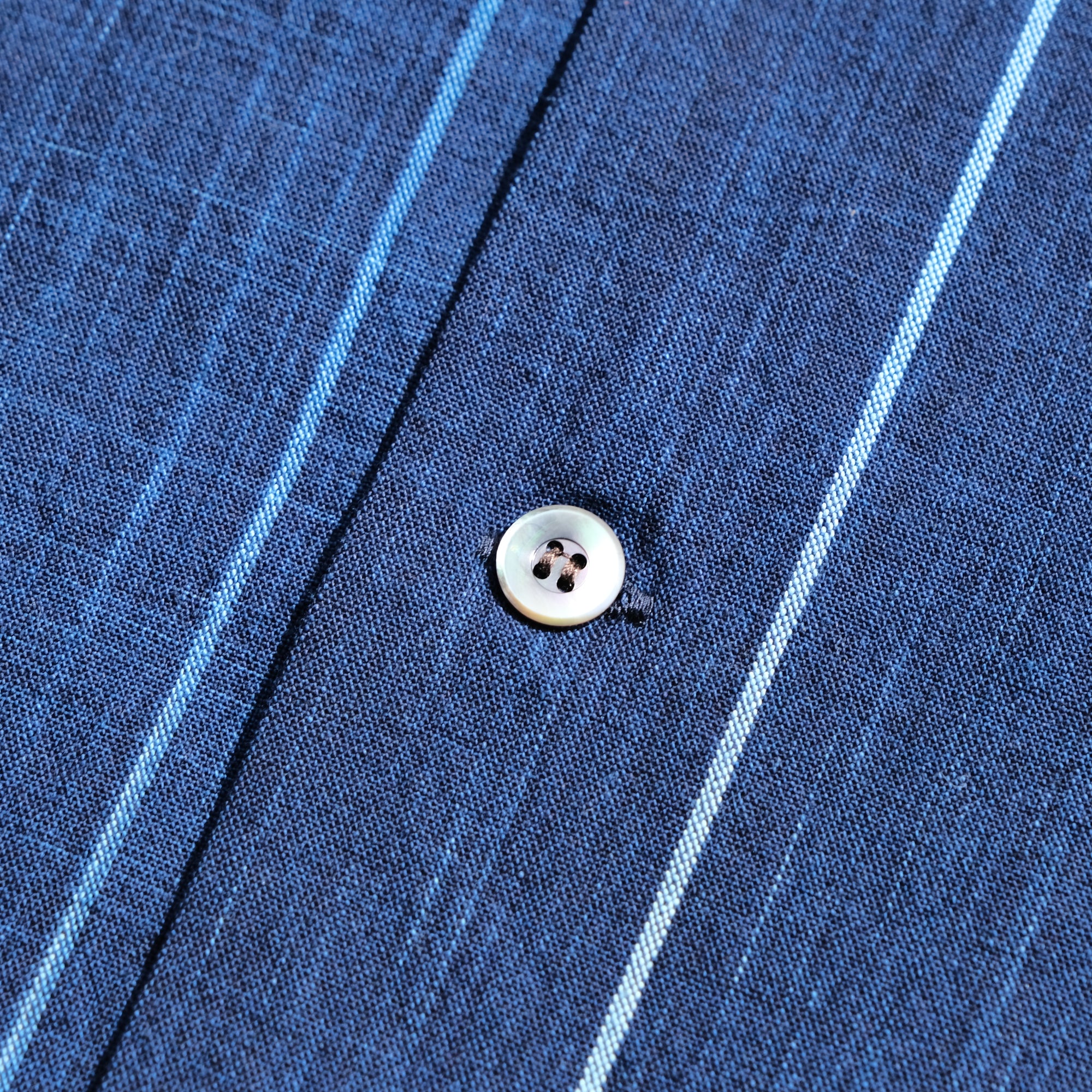 Omoto Denim "Matsusaka Momen" Natural Indigo Shirt