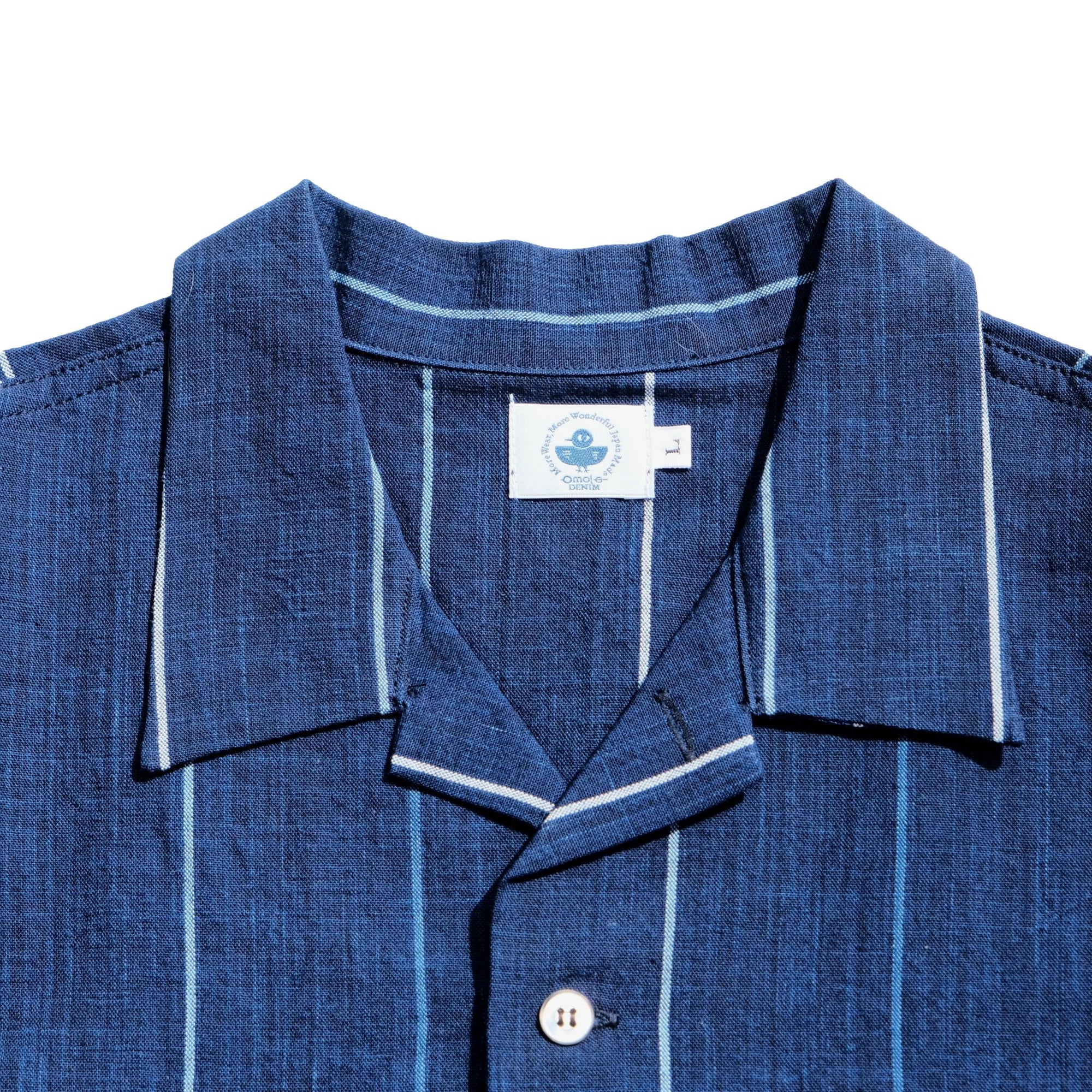 Omoto Denim "Matsusaka Momen" Natural Indigo Shirt