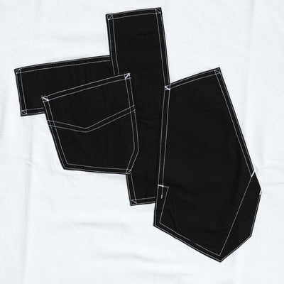 Fullcount x Fumito Ganryu Flatseam Heavyweight Patchwork Pocket Tee