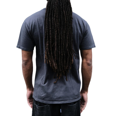 Loop & Weft Loopwheel Double Binder S/S Crewneck Tee (Black)