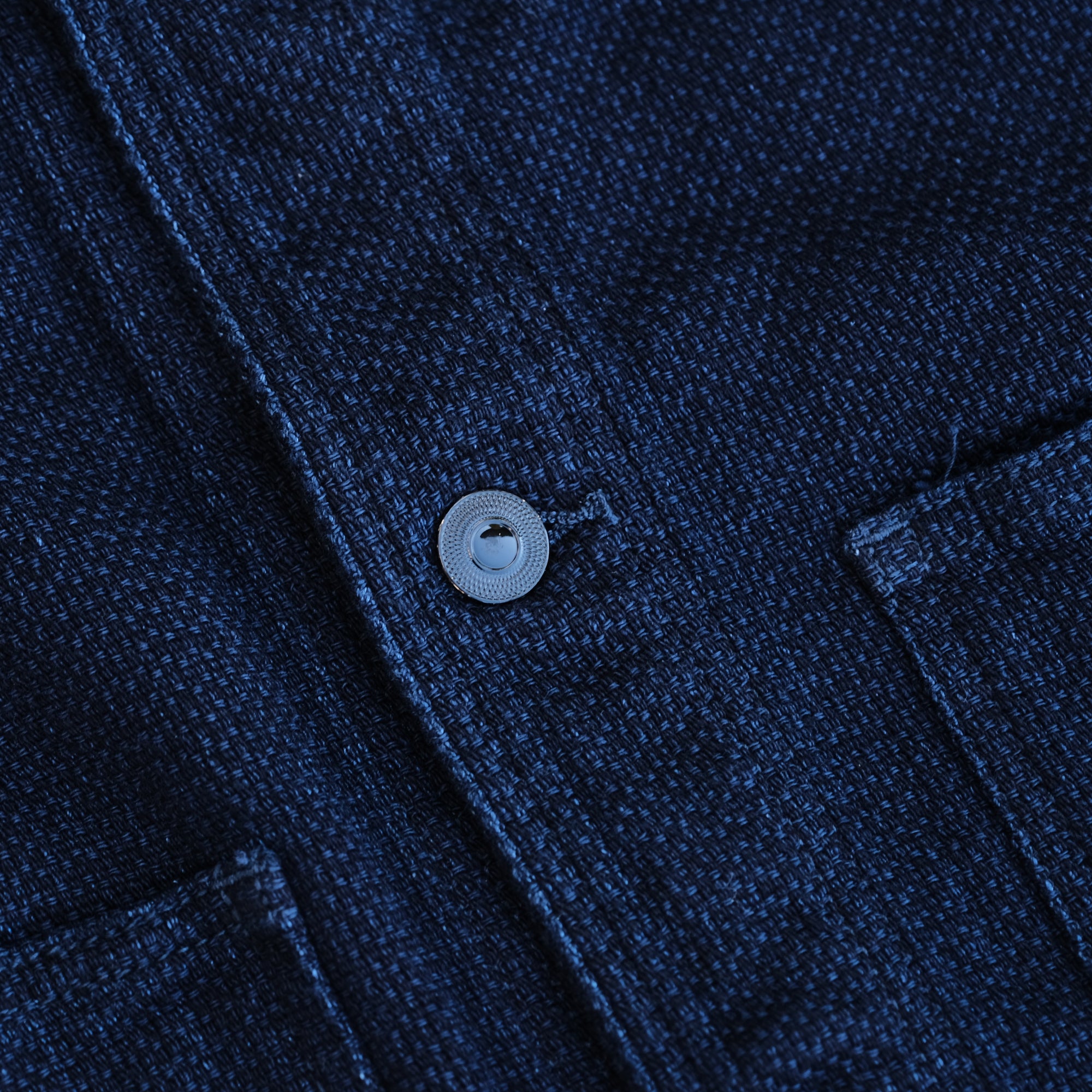 Momotaro Indigo Dobby Sashiko USN Coverall
