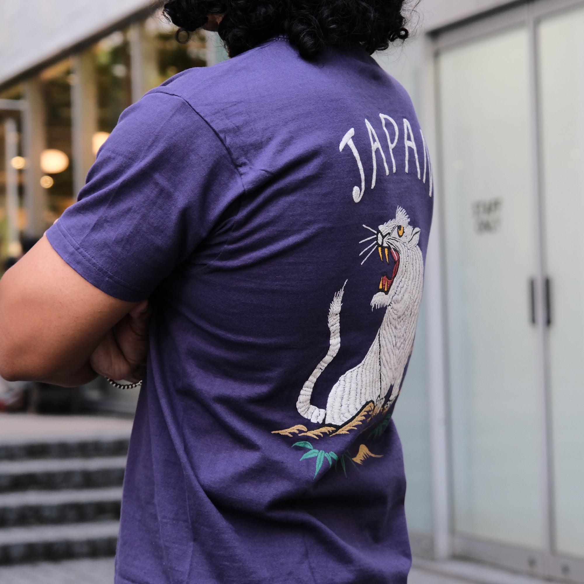 The Flat Head "Tiger" Souvenir Jacket Print Tee