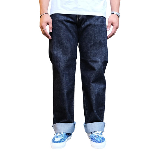 The Flat Head FN-D11 "Doshaburi" Left Hand Twill Selvedge Jeans (Wide Straight)