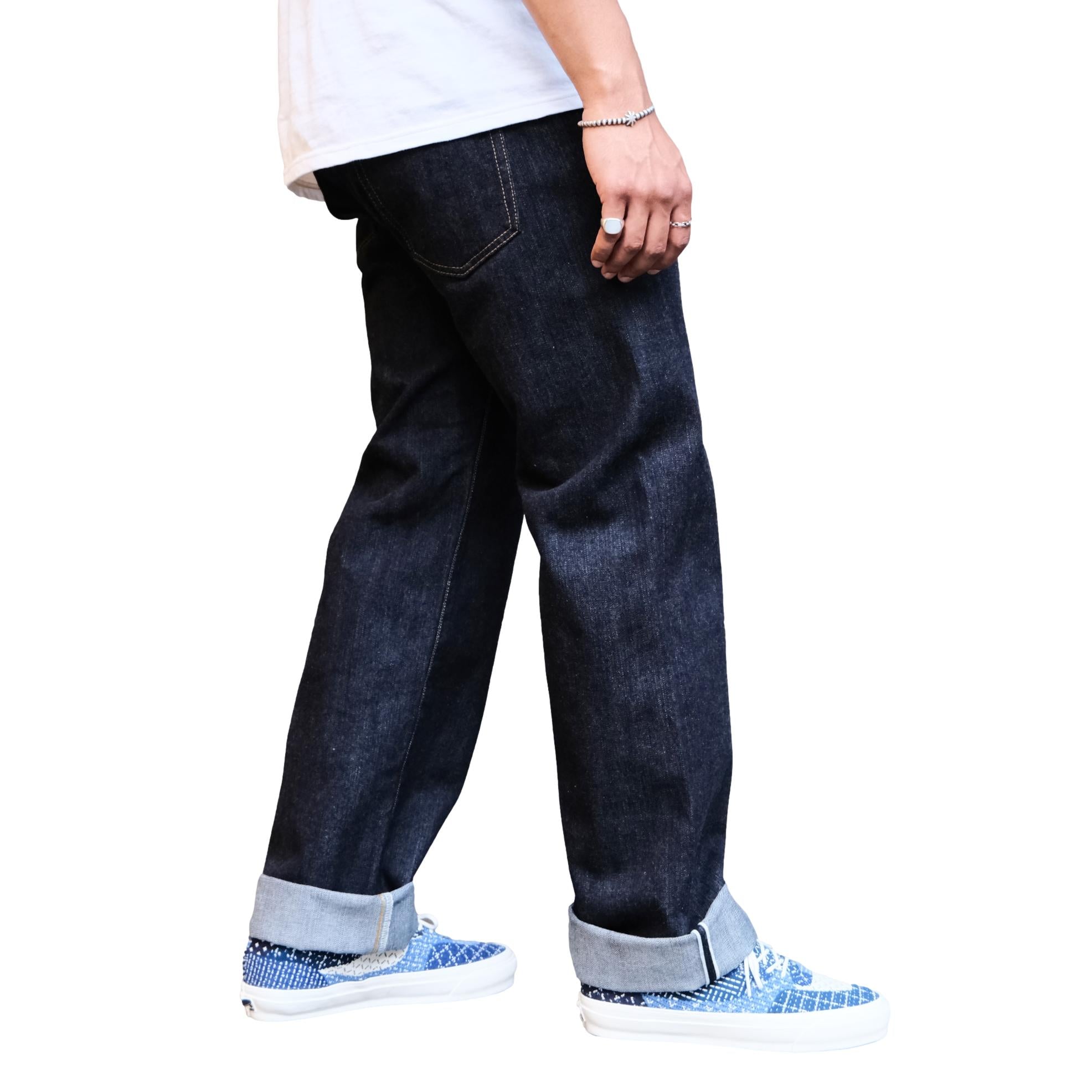 The Flat Head FN-D11 "Doshaburi" Left Hand Twill Selvedge Jeans (Wide Straight)