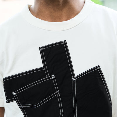 Fullcount x Fumito Ganryu Flatseam Heavyweight Patchwork Pocket Tee